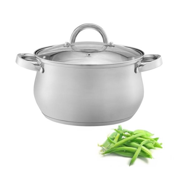 DOMOTTI DOMINGO Garnek z pokrywką 20 cm 4 l / stal nierdzewna / indukcja