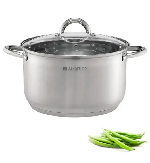 AMBITION SOLAR Garnek z pokrywką 26 cm 8,5 l / stal nierdzewna / indukcja