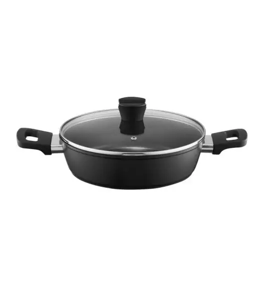 AMBITION ALTO Patelnia głęboka 30 cm + pokrywka / z powłoką Qualum Basic / indukcja