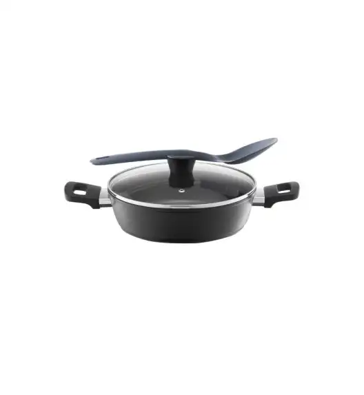 AMBITION ALTO Patelnia głęboka 32 cm + pokrywka / z powłoką Qualum Basic / indukcja