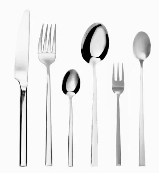 AMBITION COMO Komplet sztućców 72 el dla 12 osób w pudełku / srebrne