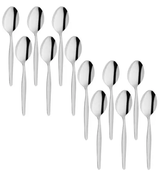 AMEFA BALTIC ECONOMIC Sztućce 12x Łyżeczka do herbaty | stal 18/0