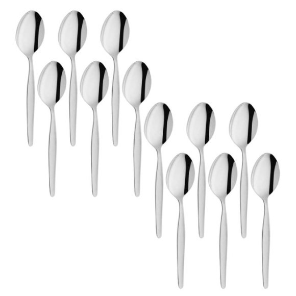 AMEFA BALTIC ECONOMIC Sztućce 12x Łyżeczka do herbaty | stal 18/0