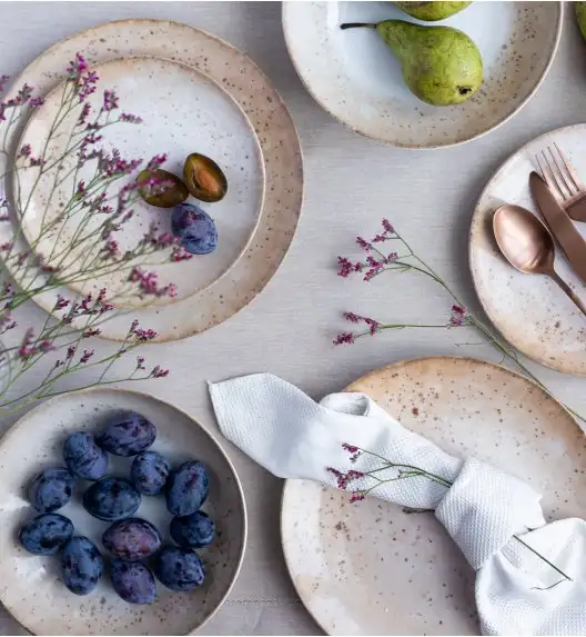 LUBIANA BOSS KERAJET | 438V6 KJ | PIASEK | Serwis obiadowy 12/36 elementów | 9155