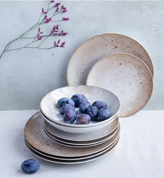 LUBIANA BOSS KERAJET | 438V6 KJ | PIASEK | Serwis obiadowy 12/36 elementów | 9155