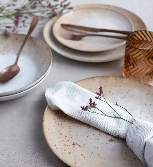 LUBIANA BOSS KERAJET | 438V6 KJ | PIASEK | Serwis obiadowy 12/36 elementów | 9155