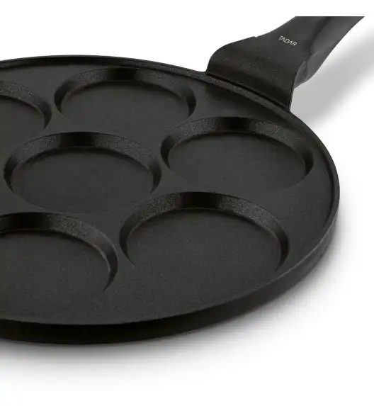 TADAR Patelnia do pancakes i placków 26,5 cm / czarna / non-stick / indukcja