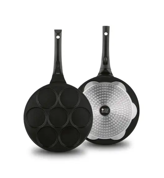 TADAR Patelnia do pancakes i placków 26,5 cm / czarna / non-stick / indukcja