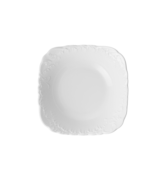 ĆMIELÓW ROCOCO 0001 MARIA Salaterka kwadratowa 24 cm / porcelana