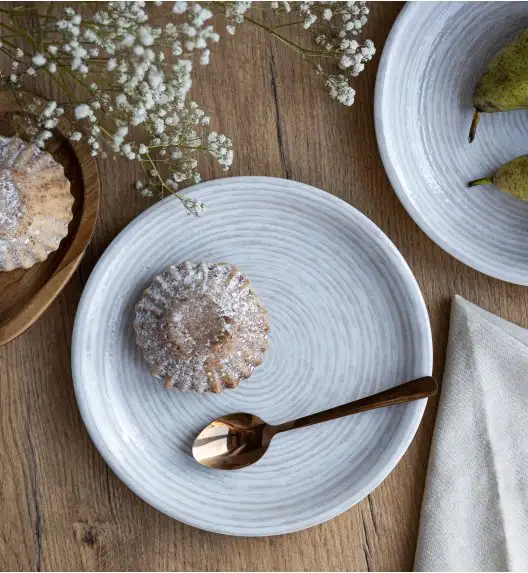 LUBIANA KERAJET | 709 KJ BRĄZOWY | Serwis obiadowy 6/18 elementów | 9174A