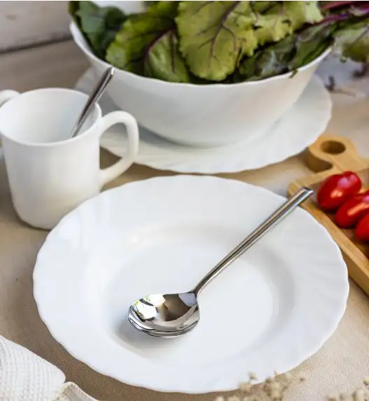 LUMINARC TRIANON Talerz głęboki 22,5 cm / szkło hartowane