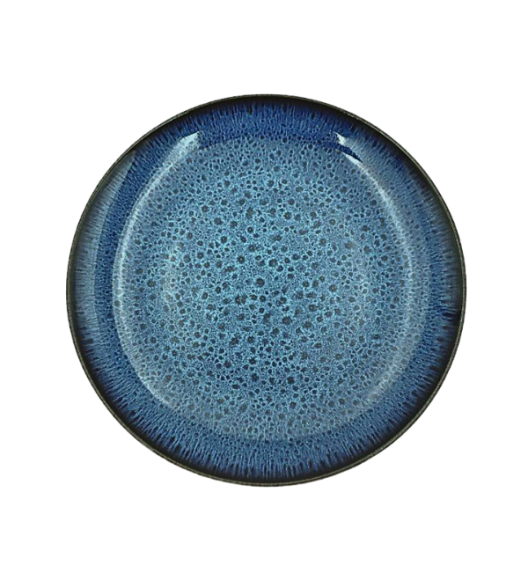 LUBIANA STONEWARE COSMOS / BOSS / Talerz obiadowy 27 cm / odcień niebieskiego