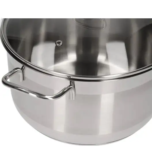 ZWIEGER ROCCA Komplet garnków z pokrywkami 8 el / stal nierdzewna AISI 304 