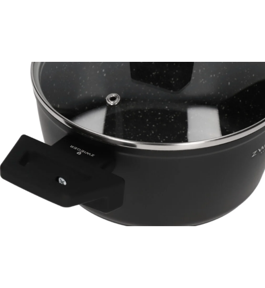 ZWIEGER FORTE Komplet garnków z pokrywkami / 16, 18, 20, 24 cm + Brytfanna 33 cm