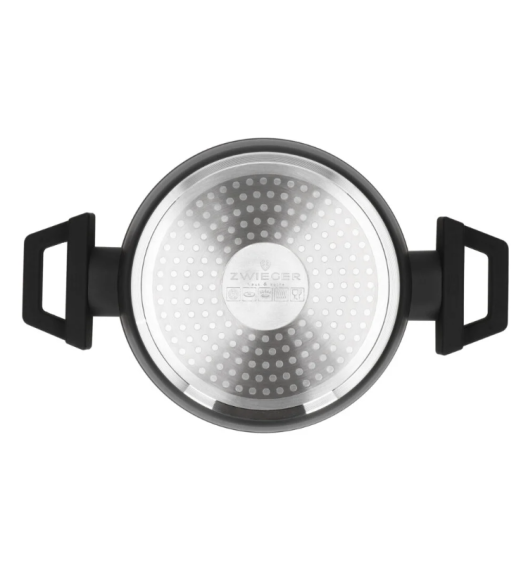 ZWIEGER FORTE Komplet garnków z pokrywkami / 16, 18, 20, 24 cm + Brytfanna 33 cm