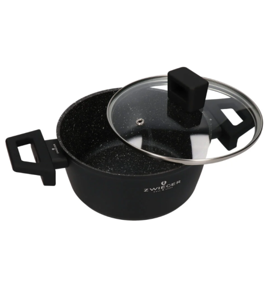 ZWIEGER FORTE Komplet garnków z pokrywkami / 16, 18, 20, 24 cm + Patelnie 20, 24, 28 cm + Brytfanna 33 cm