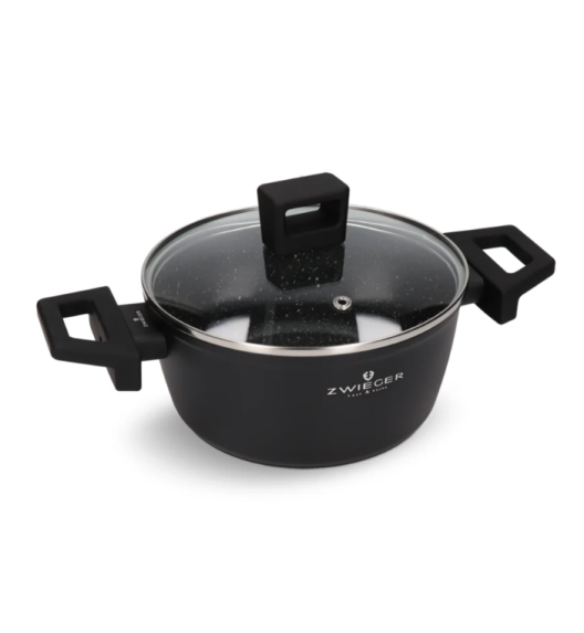 ZWIEGER FORTE Komplet garnków z pokrywkami / 16, 18, 20, 24 cm + Patelnie 20, 24, 28 cm + Pokrywki