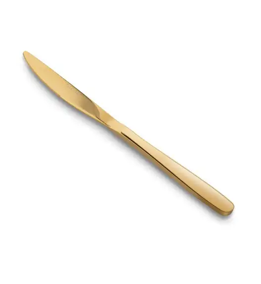 TADAR LEROS Zestaw sztućców 48 el dla 12 osób / złote / połysk