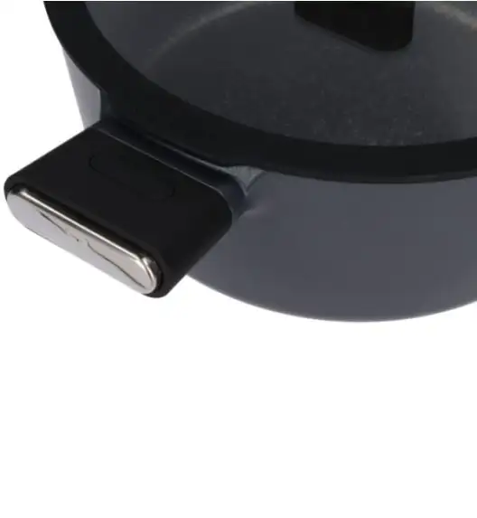 ZWIEGER VESNA Komplet 3 garnków z pokrywkami + Rondel 16 cm + Patelnie 20, 24, 28 cm + Brytfanna 33 cm + Pokrywki silikonowe TADAR