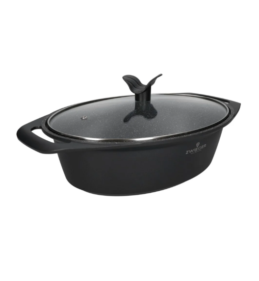 ZWIEGER VESNA Komplet garnków 6 el z pokrywkami 20, 24, 28 cm + Brytfanna 33 cm / indukcja