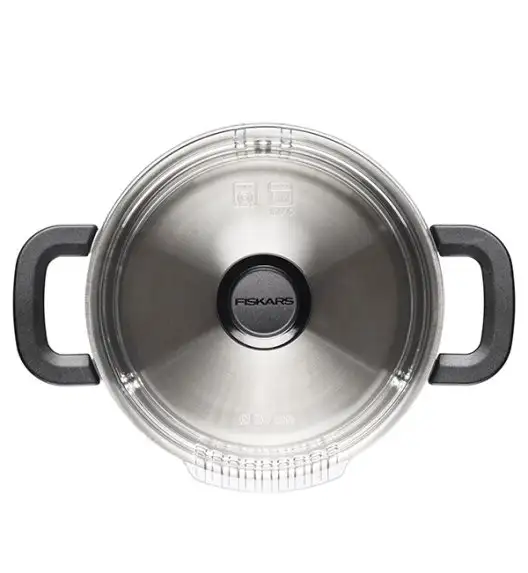 FISKARS FUNCTIONAL FORM 1072316 Garnek 3 l z pokrywką / stal nierdzewna