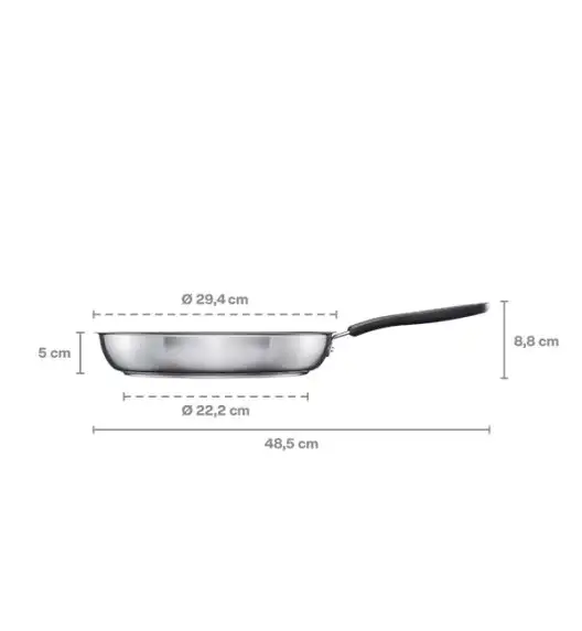FISKARS FUNCTIONAL FORM Komplet garnki z pokrywkami 8 el + Patelnie 20, 24, 28 cm / powłoka Ceratec™