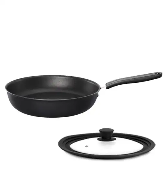 FISKARS KITCH'N 1055650 Patelnia 28 cm + pokrywka silikonowa / powłoka nieprzywierająca