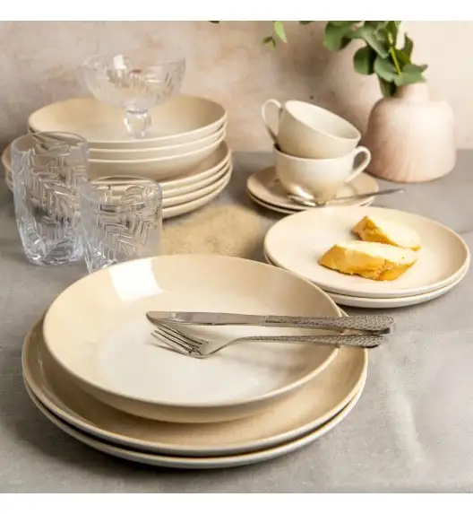 AMBITION BUBBLE Sztućce Komplet 72 el w pudełku / 18 osób / połysk