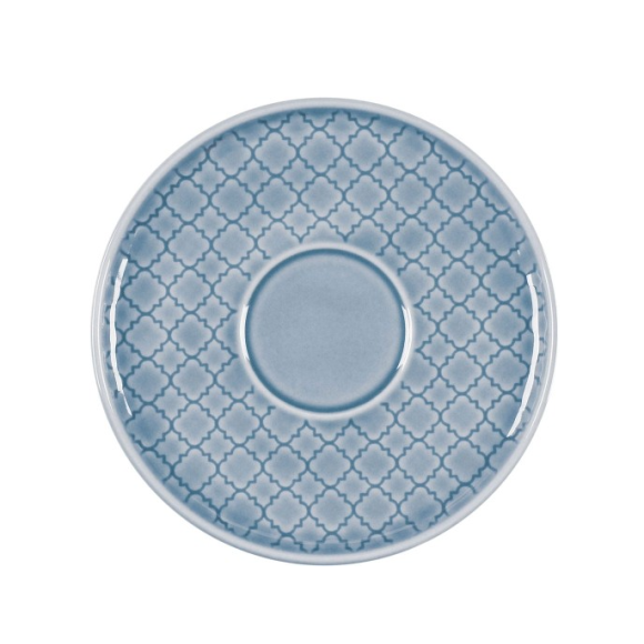 LUBIANA MARRAKESZ SZARY K9 SEASIDE | Spodek 15 cm | szaro - niebieski