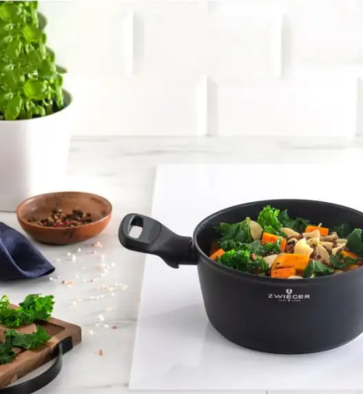 ZWIEGER STIGA Garnek 18 cm | aluminium | powłoka ceramiczna | indukcja