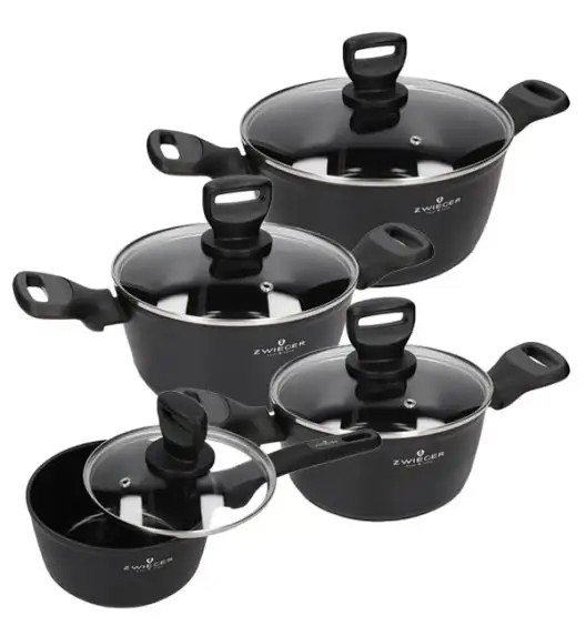 ZWIEGER STIGA Komplet Garnki 8 el | aluminium | powłoka ceramiczna | indukcja