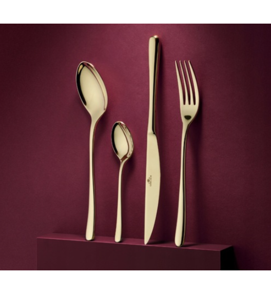 GERLACH MUZA GOLD Sztućce Komplet 48 el pudełko / 12 osób / połysk / złote sztućce