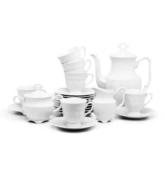 CHODZIEŻ MARIA TERESA C000 BIAŁA Zestaw kawowy 39 el / 12 osób / porcelana