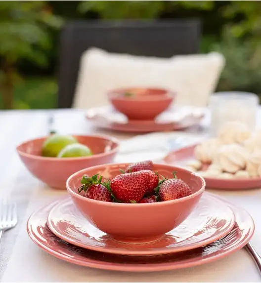 LUBIANA ORIENTAL | KK00 | KORAL | Salaterka 15 cm | porcelana luz 