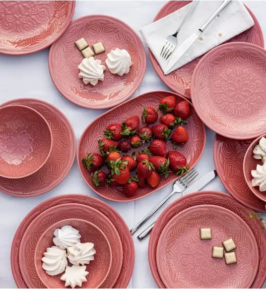 LUBIANA ORIENTAL | KK00 | KORAL | Salaterka 15 cm | porcelana luz 