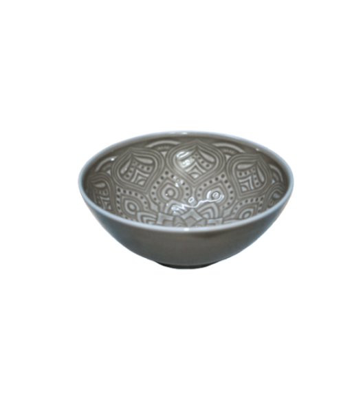 LUBIANA ORIENTAL | KM00 | SZARY | Salaterka 15 cm | porcelana luz 