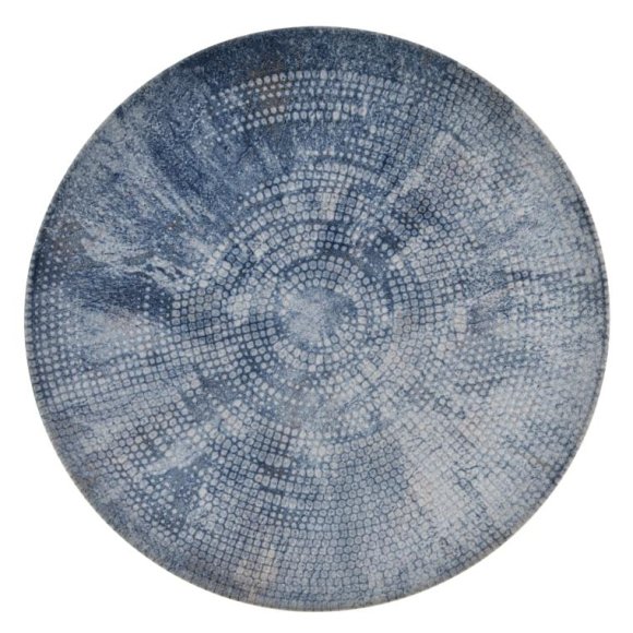 AMBITION LAGOON Talerz deserowy 20 cm / Reactive Glaze