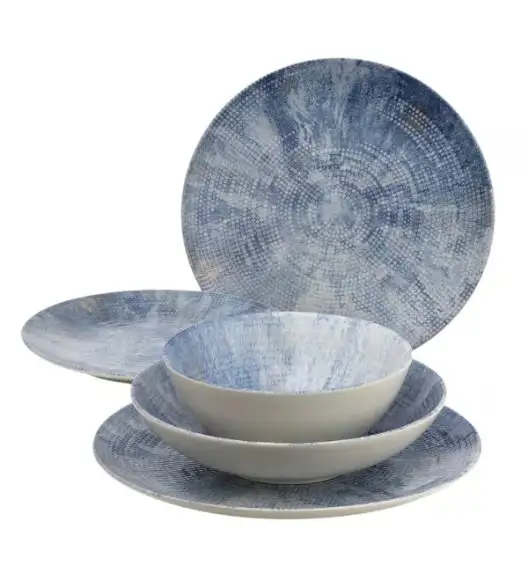 AMBITION LAGOON Serwis obiadowy 18 el dla 6 osób / Reactive Glaze