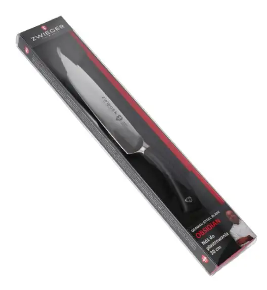 ZWIEGER OBSIDIAN Komplet 5 noży kuchennych / niemiecka stal nierdzewna