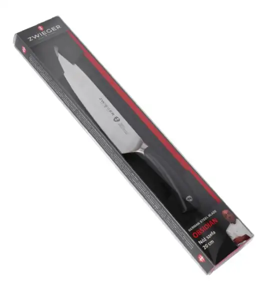 ZWIEGER OBSIDIAN Komplet 5 noży kuchennych / niemiecka stal nierdzewna