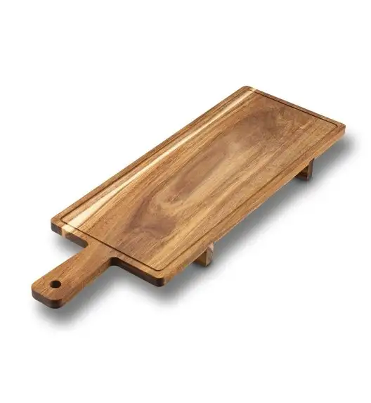 KONIGHOFFER AKACJOWA DESKA DO SERWOWANIA NA NÓŻKACH 59X19,5X4,5CM