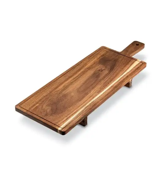 KONIGHOFFER AKACJOWA DESKA DO SERWOWANIA NA NÓŻKACH 59X19,5X4,5CM