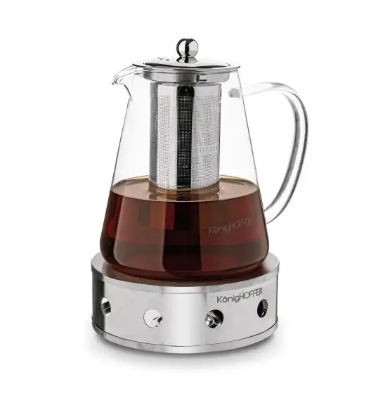 KONIGHOFFER TIBI ZESTAW DZBANEK 1,3L Z PODGRZEWACZEM LORIA