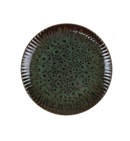 LUBIANA STONEWARE COSMOS ZIELONY | Serwis obiadowy 54 elementów dla 18 osób | odcienie zieleni | ceramika