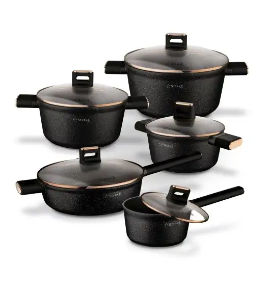 STARKE PRO STARLET KPL. GARNKÓW BLACK 10 EL. (R.16 +GARNEK 20/24/28 +PAT 28)
