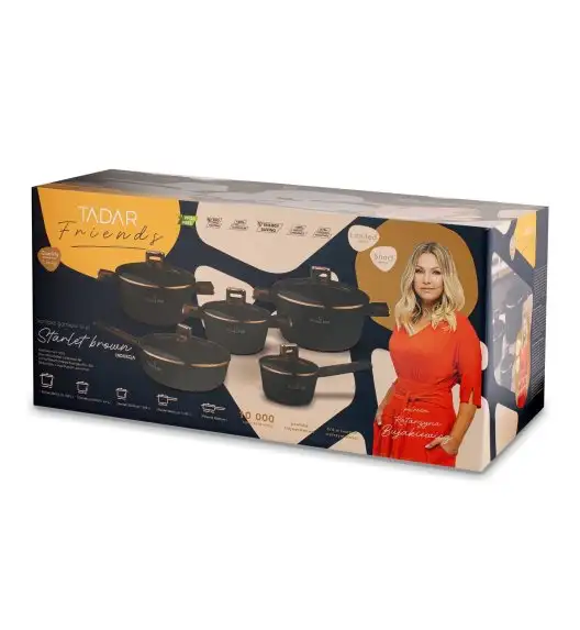 STARKE PRO STARLET KPL. GARNKÓW BROWN 10 EL. (R.16 +GARNEK 20/24/28 +PAT 28)