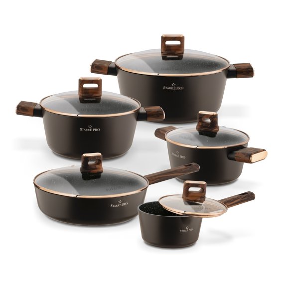 STARKE PRO STARLET KPL. GARNKÓW BROWN 10 EL. (R.16 +GARNEK 20/24/28 +PAT 28)