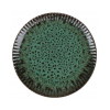LUBIANA STONEWARE COSMOS ZIELONY / Talerz obiadowy 27 cm / odcień zieleni