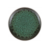 LUBIANA STONEWARE COSMOS ZIELONY / Talerz deserowy 20,5 cm / odcień zieleni