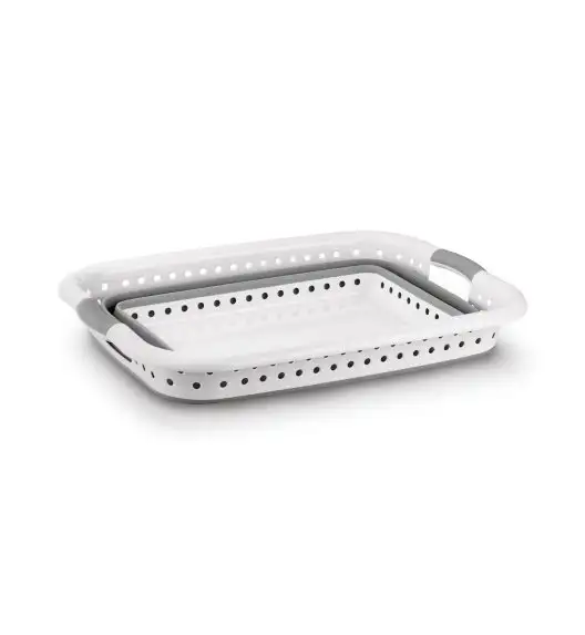 TADAR SILICO KOSZ NA PRANIE SKŁADANY 61X45X26(9)CM SZARY PP+TPR